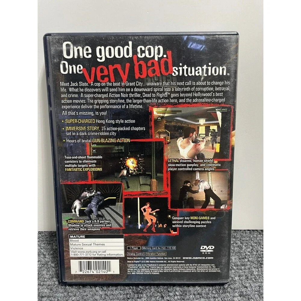 Dead to Rights (Sony PlayStation 2, 2002)